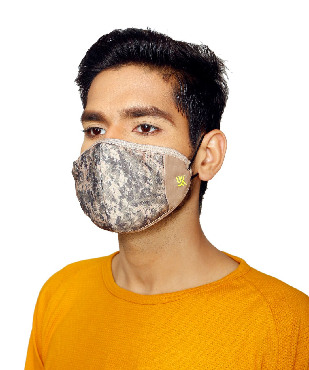 Polyester Camo Olive Clothing Face Mask for men