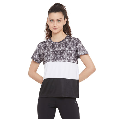 Sublimation Black/White T-Shirt for Woman