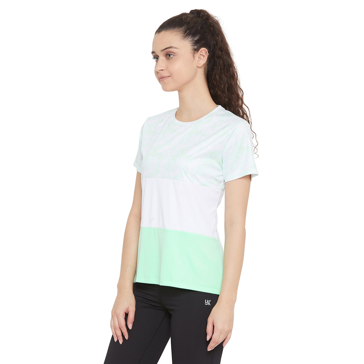 Sublimation Light Green T-Shirt for Women
