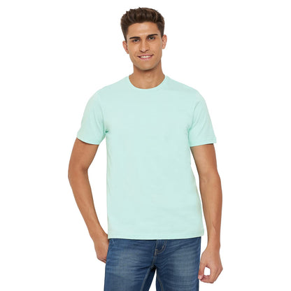 Men's 100% Cotton T-Shirt Light Green Color