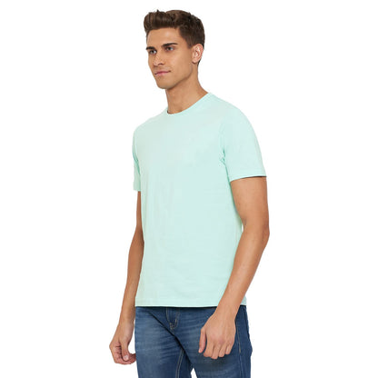 Men's 100% Cotton T-Shirt Light Green Color