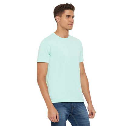 Men's 100% Cotton T-Shirt Light Green Color