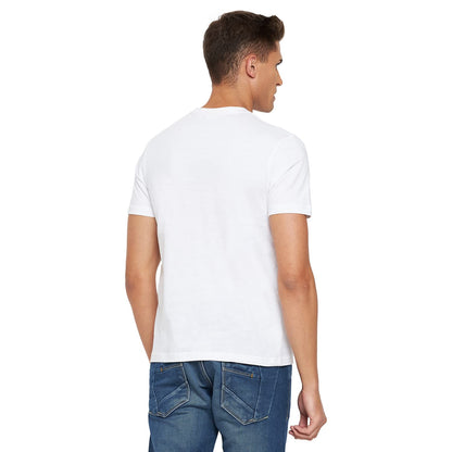 Men's 100% Cotton T-Shirt White Color