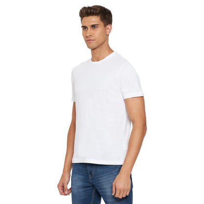Men's 100% Cotton T-Shirt White Color